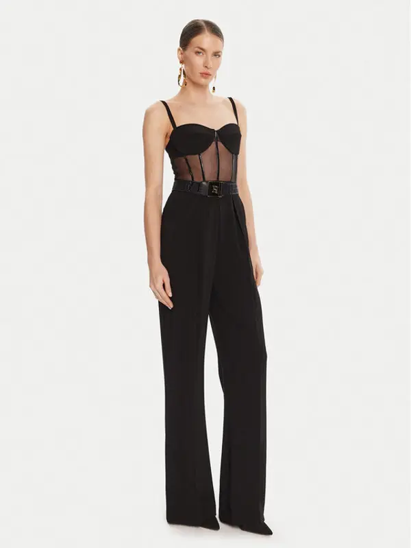 Elisabetta Franchi Elisabetta Franchi Kombinezon TU-057-56E2 Crna Regular Fit