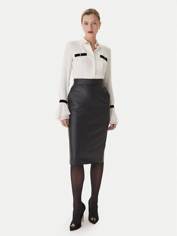 Elisabetta Franchi Elisabetta Franchi Košulja CA-131- 57E2-V390 Écru Regular Fit