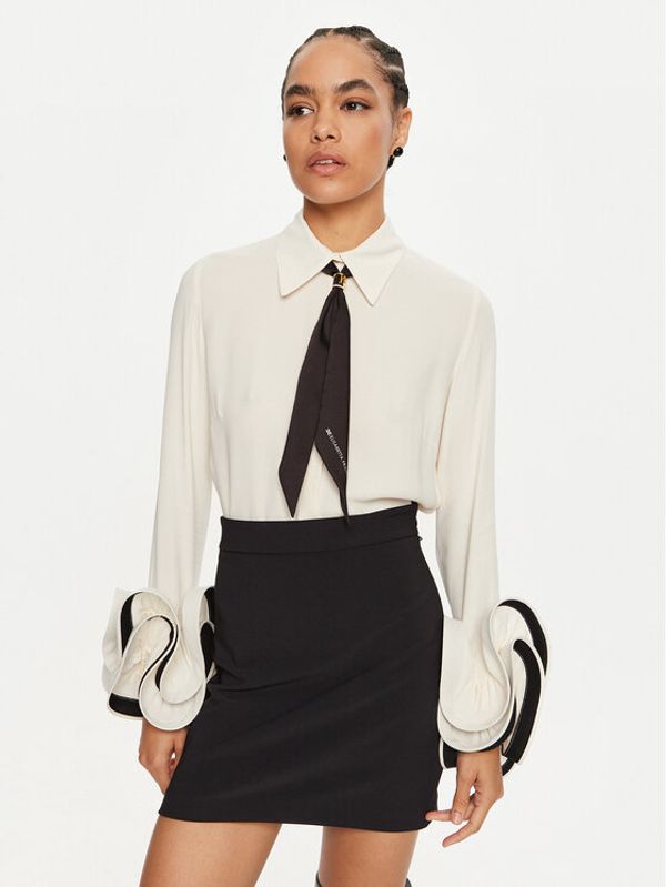 Elisabetta Franchi Elisabetta Franchi Košulja CA-T96-47E2 Écru Regular Fit