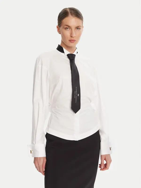 Elisabetta Franchi Elisabetta Franchi Košulja re Bijela Regular Fit
