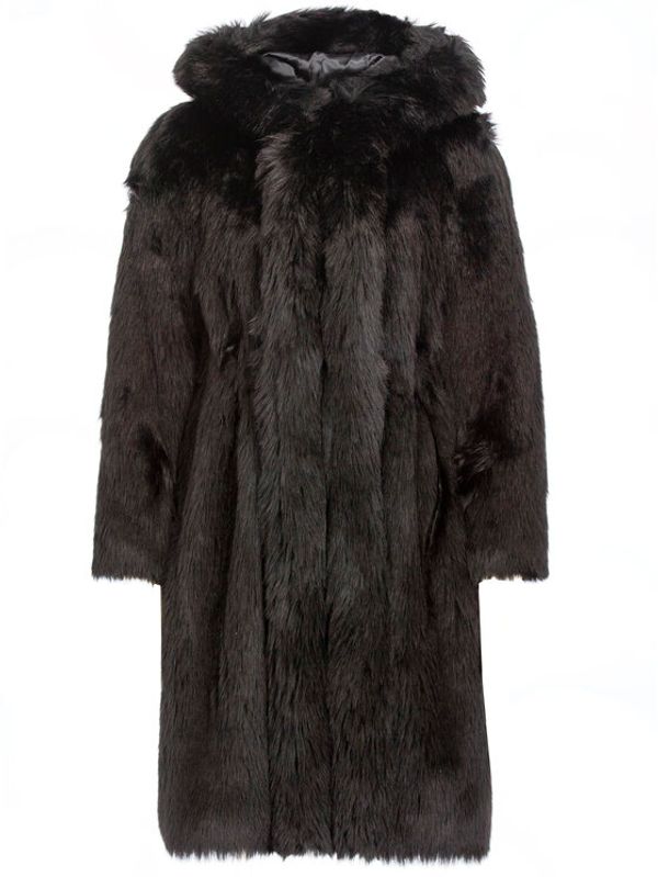 Elisabetta Franchi Elisabetta Franchi Krzno CP-24Z-96E2-V649 Crna Regular Fit