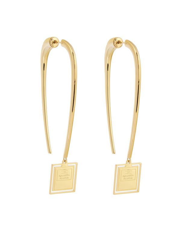 Elisabetta Franchi Elisabetta Franchi Naušnice OR-02A-46E2-V240 Zlatna