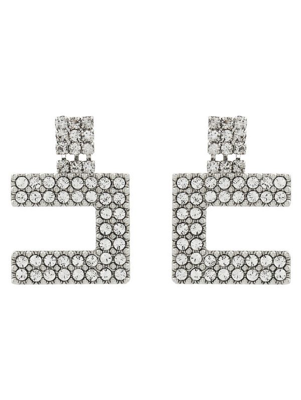 Elisabetta Franchi Elisabetta Franchi Naušnice OR-07-B46E2-V220 Srebrna