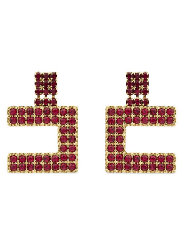 Elisabetta Franchi Elisabetta Franchi Naušnice OR-07-B46E2-V220 Zlatna