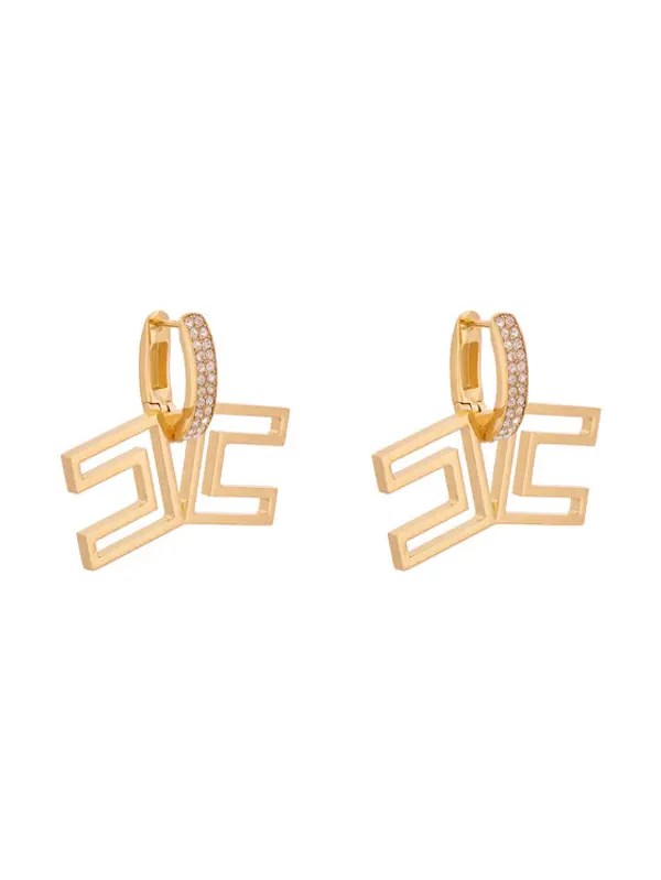 Elisabetta Franchi Elisabetta Franchi Naušnice OR-31A-61E2-V240 Zlatna