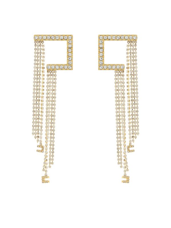 Elisabetta Franchi Elisabetta Franchi Naušnice OR-33-B47E2-V300 Zlatna