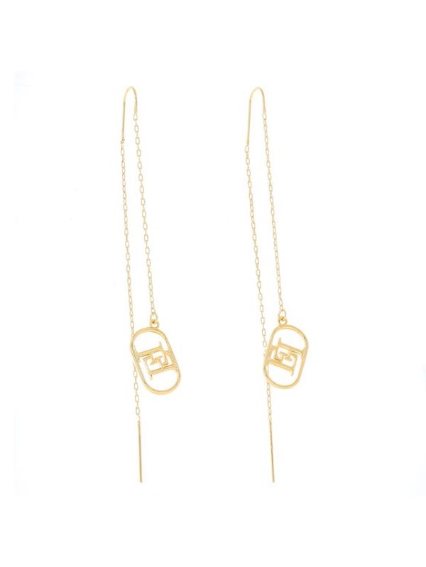 Elisabetta Franchi Elisabetta Franchi Naušnice OR-54M-42E2-V150 Zlatna