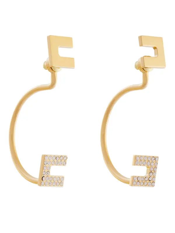 Elisabetta Franchi Elisabetta Franchi Naušnice OR-56M-52E2-V190 Zlatna