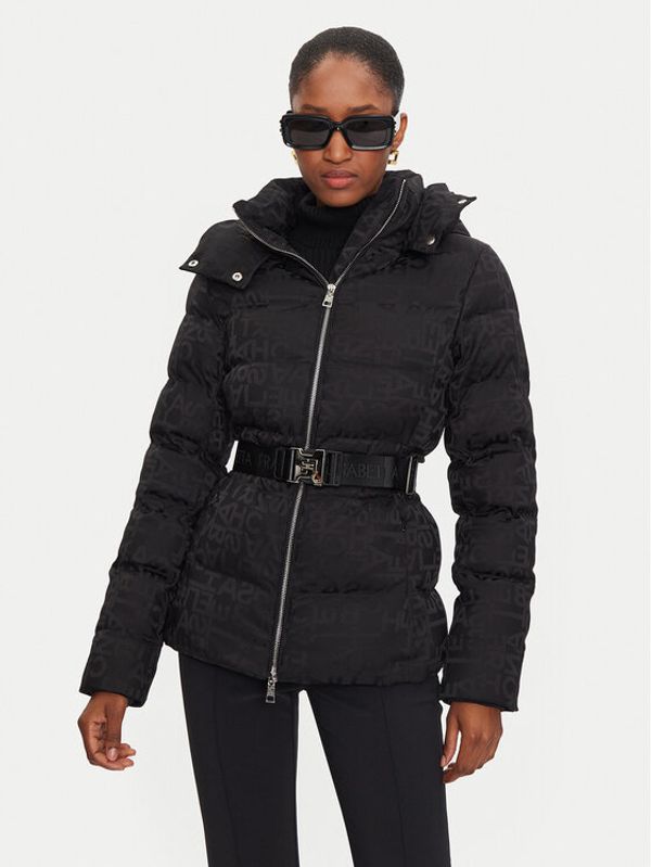 Elisabetta Franchi Elisabetta Franchi Pernata jakna PI-70D-46E2-V640 Crna Regular Fit