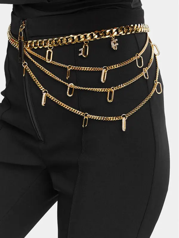 Elisabetta Franchi Elisabetta Franchi Remen za struk CT-22B-62E2-V450 Zlatna
