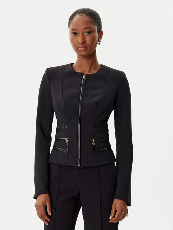 Elisabetta Franchi Elisabetta Franchi Sakoi GI-173-56E2-V680 Crna Regular Fit