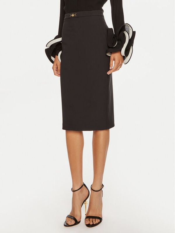 Elisabetta Franchi Elisabetta Franchi Suknja olovka GO-04-446E2-V260 Crna Slim Fit