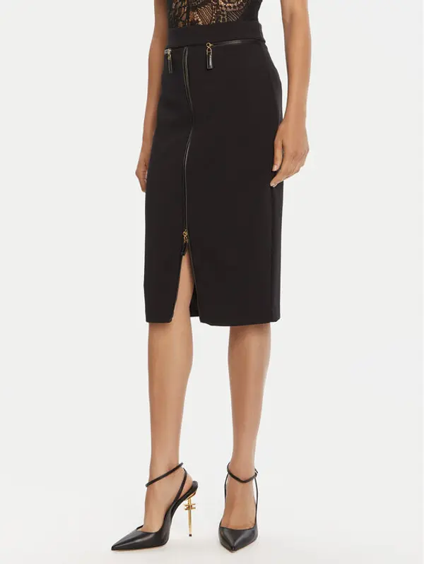 Elisabetta Franchi Elisabetta Franchi Suknja olovka GO-134-56E2-V390 Crna Regular Fit