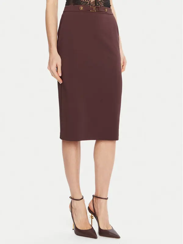Elisabetta Franchi Elisabetta Franchi Suknja olovka GO-137-56E2-V320 Tamnocrvena Regular Fit
