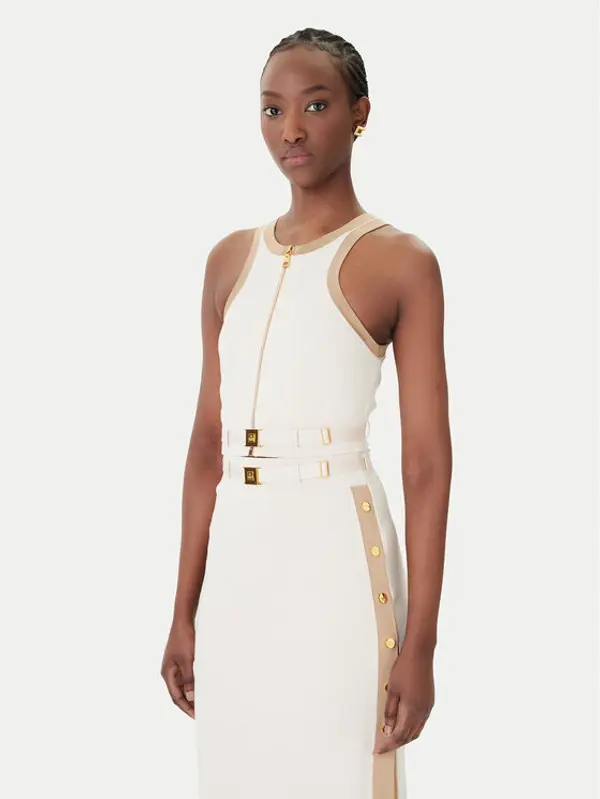 Elisabetta Franchi Elisabetta Franchi Top TK-71S-61E2-V270 Bež Regular Fit