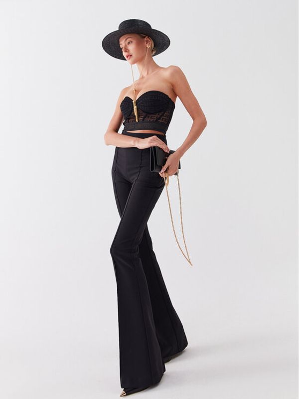 Elisabetta Franchi Elisabetta Franchi Top TO-013-32E2-V290 Crna Slim Fit