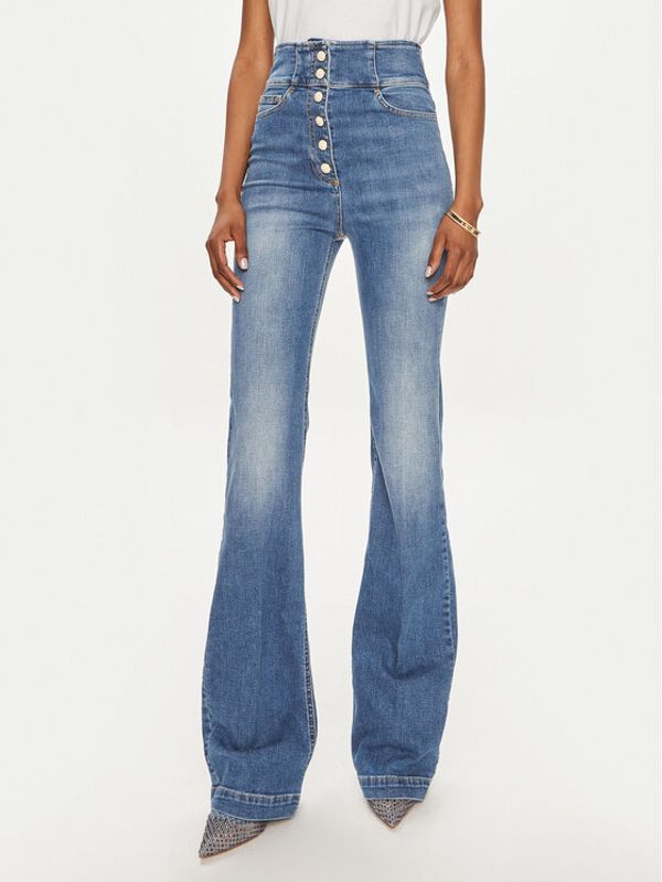 Elisabetta Franchi Elisabetta Franchi Traperice PJ-43S-41E2-V380 Plava Regular Fit