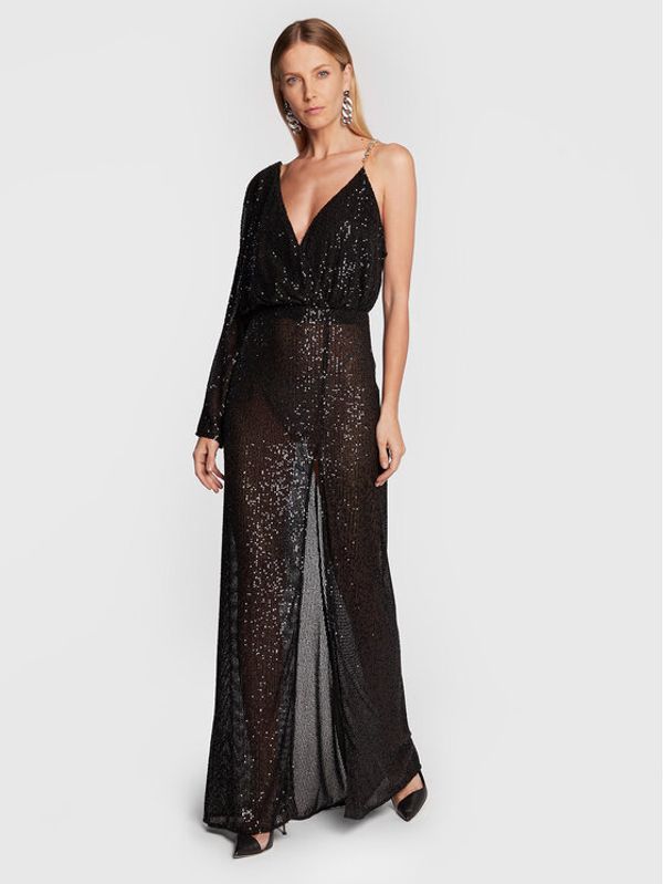 Elisabetta Franchi Elisabetta Franchi Večernja haljina AB-288-27E2-V560 Crna Regular Fit