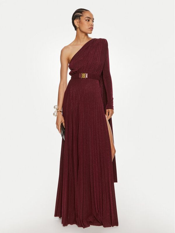 Elisabetta Franchi Elisabetta Franchi Večernja haljina AB-686-46E2 Tamnocrvena Regular Fit