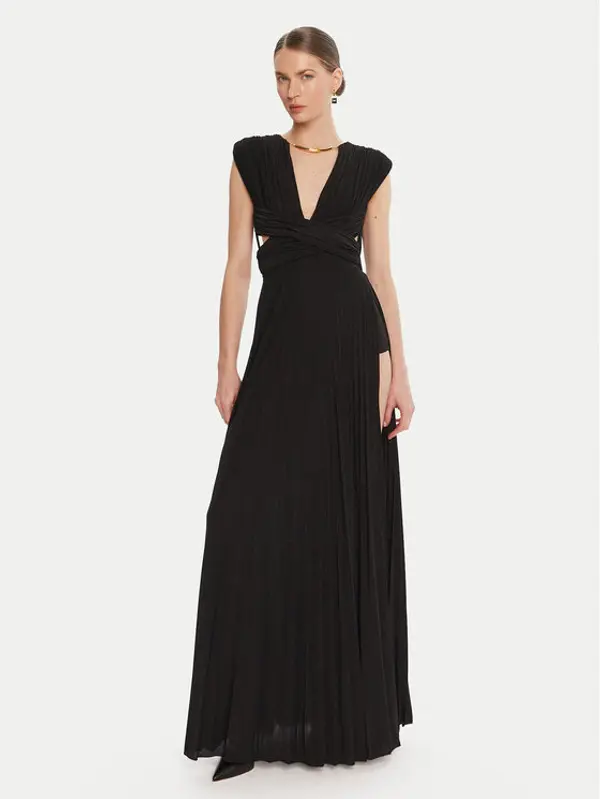 Elisabetta Franchi Elisabetta Franchi Večernja haljina AB-R15-56E2-V690 Crna Regular Fit