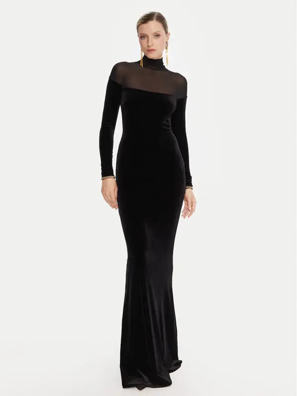 Elisabetta Franchi Elisabetta Franchi Večernja haljina AB-R42-57E2-V660 Crna Slim Fit