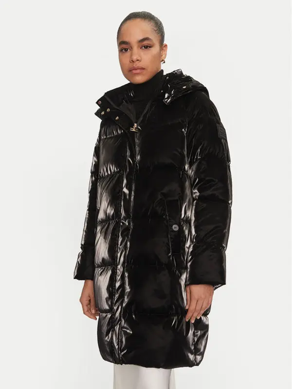 Elisabetta Franchi Elisabetta Franchi Zimska jakna PI-79Z-46E2-V650 Crna Regular Fit