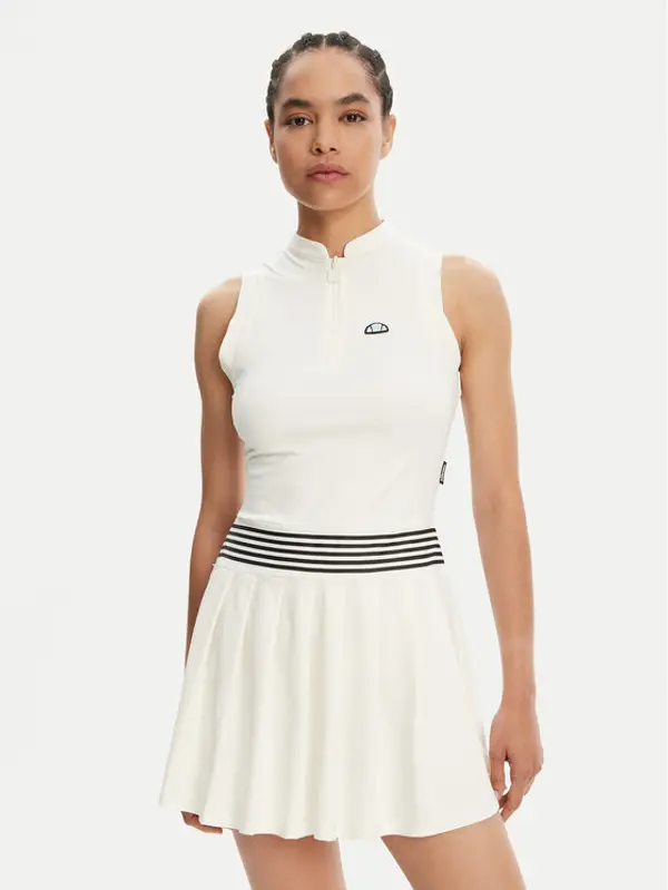 Ellesse Ellesse Haljina za svaki dan Medusa SGZ21966 Bijela Slim Fit