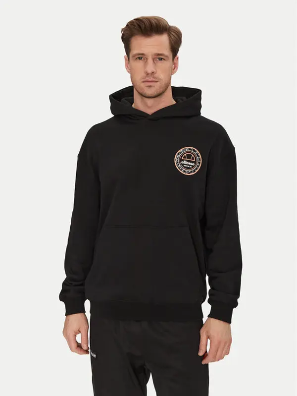 Ellesse Ellesse Majica dugih rukava Levante SHZ21890 Crna Relaxed Fit