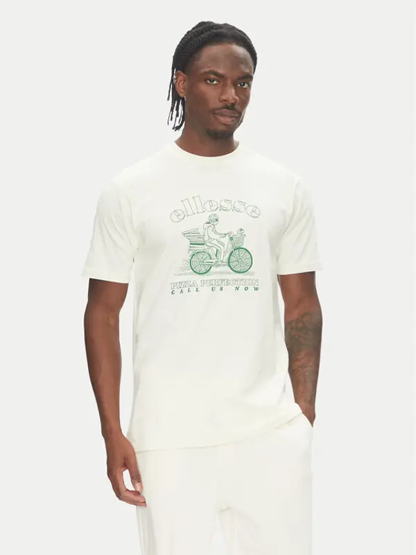 Ellesse Ellesse T-shirt Mellino SHZ21848 Bijela Regular Fit