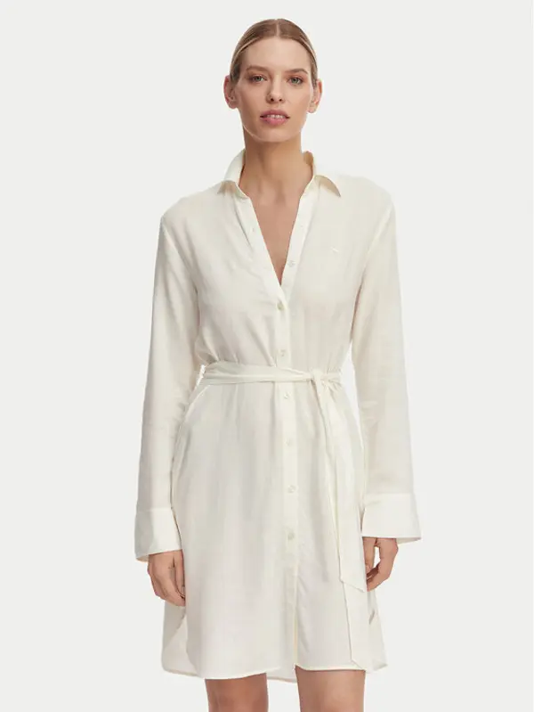 Emporio Armani Emporio Armani Haljina košulja EW000817 AF20252 U1131 Bijela