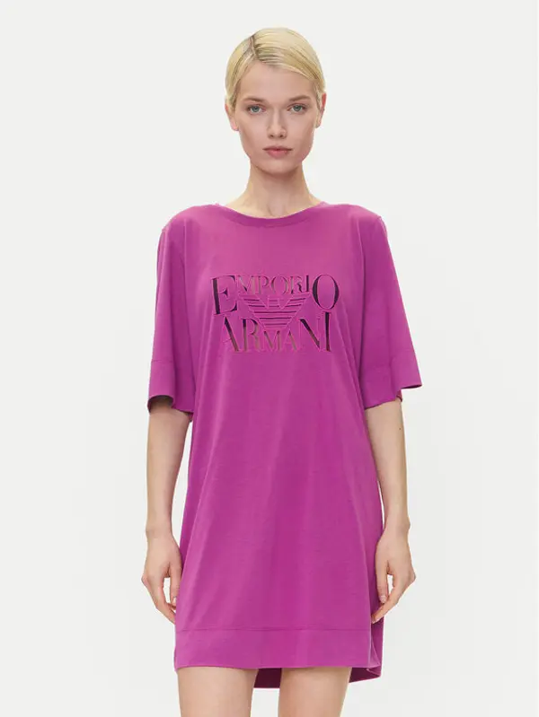 Emporio Armani Emporio Armani Haljina za svaki dan EW000618 AF12187 UA227 Ružičasta Loose Fit