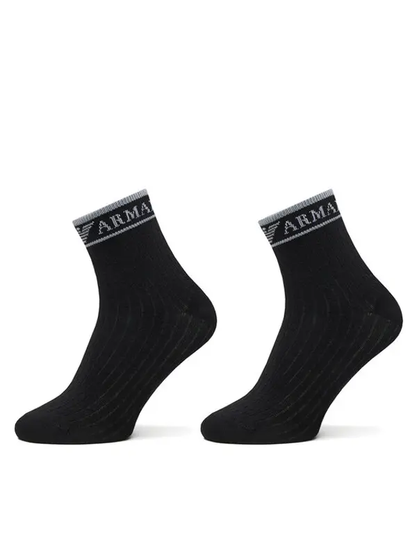 Emporio Armani Emporio Armani Kratke čarape EW000578 AF20514 MC005 Crna