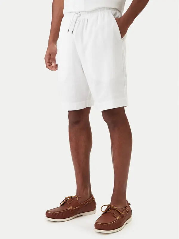 Emporio Armani Emporio Armani Kratke hlače EM000681 AF20590 U0002 Bijela Regular Fit
