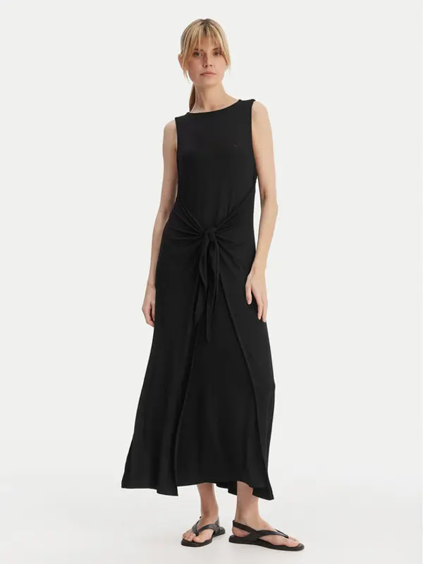 Emporio Armani Emporio Armani Ljetna haljina EW003413 AF20240 UC001 Crna Regular Fit