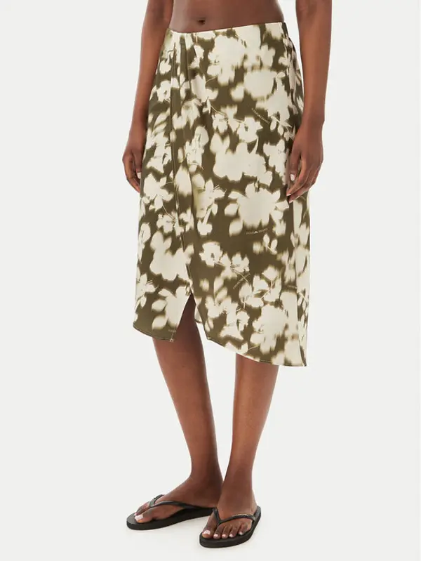 Emporio Armani Emporio Armani Plažna suknja EW003396 AF20248 F7149 Tamno zelena Regular Fit