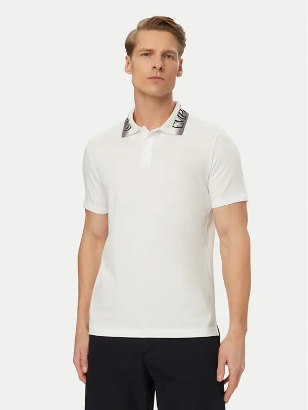 Emporio Armani Emporio Armani Polo EM000571 AF20432 U0002 Bijela Regular Fit