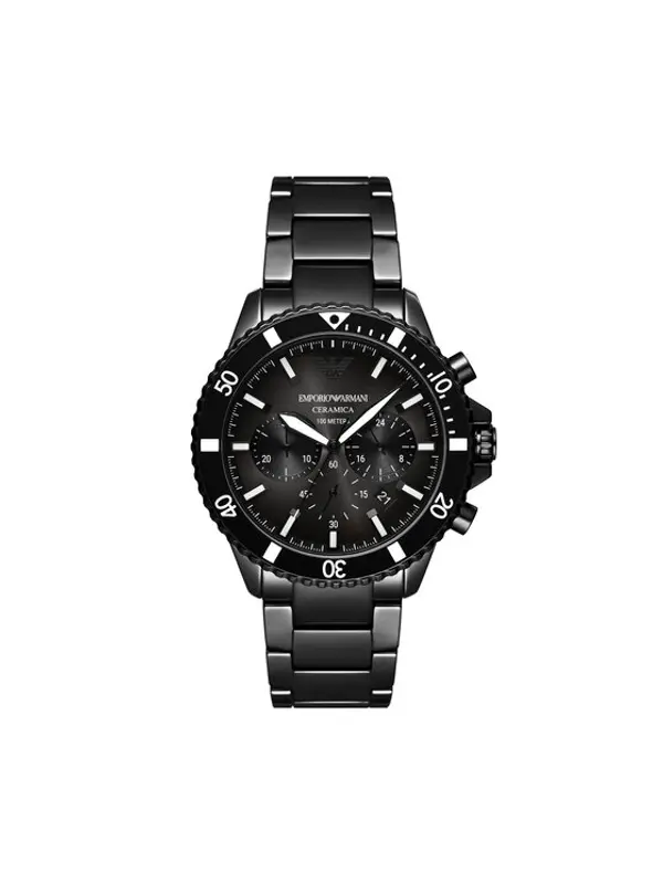 Emporio Armani Emporio Armani Sat Ceramic AR70010 Crna
