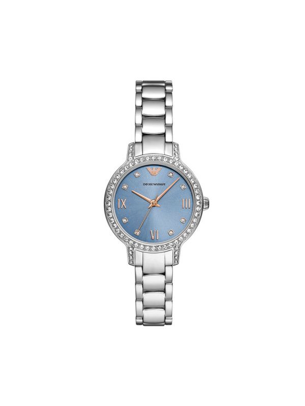 Emporio Armani Emporio Armani Sat Cleo AR11585 Srebrna