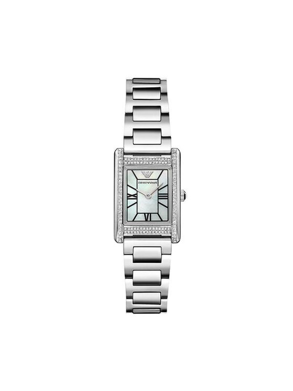 Emporio Armani Emporio Armani Sat Genni AR11625 Srebrna