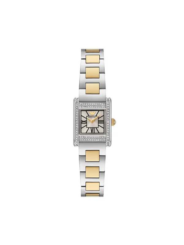 Emporio Armani Emporio Armani Sat Genni AR11704 Srebrna