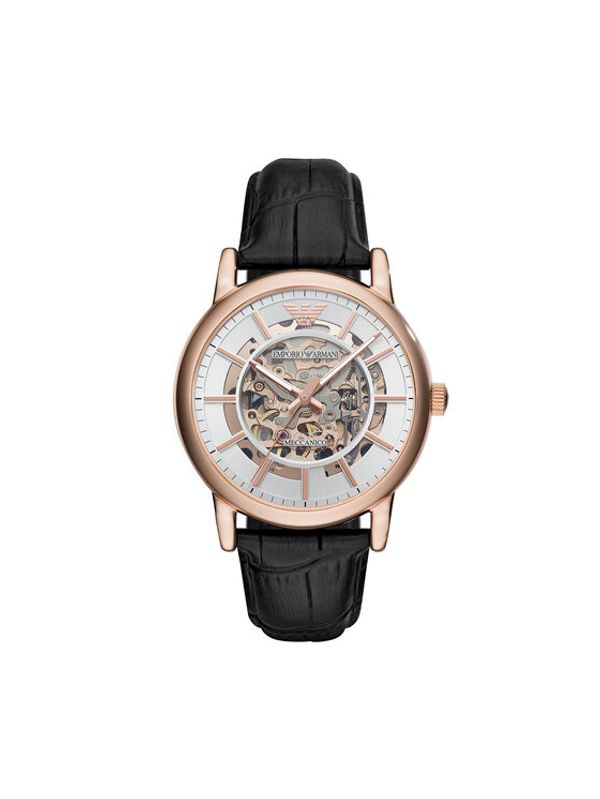 Emporio Armani Emporio Armani Sat Meccanico AR60007 Crna