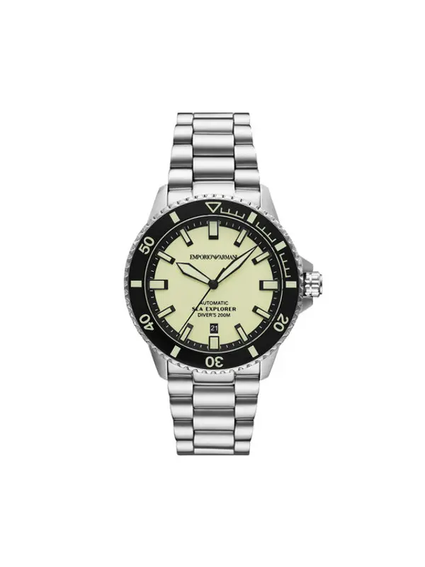 Emporio Armani Emporio Armani Sat Sea Explorer AR60083 Srebrna