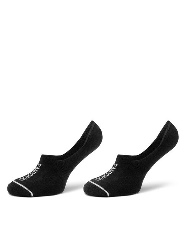 Emporio Armani Emporio Armani Set od 2 para ženskih niskih čarapa 292315 4R227 00020 Crna