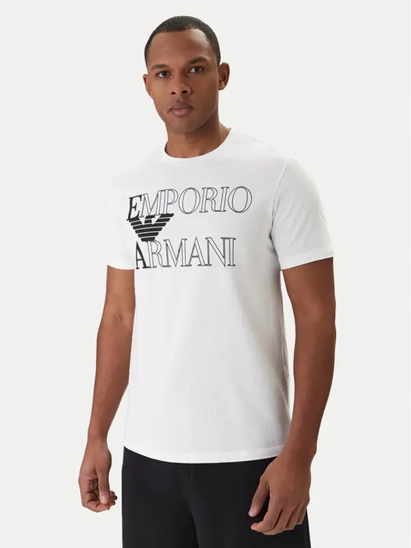 Emporio Armani Emporio Armani T-shirt EM000574 AF20434 U0002 Bijela Regular Fit