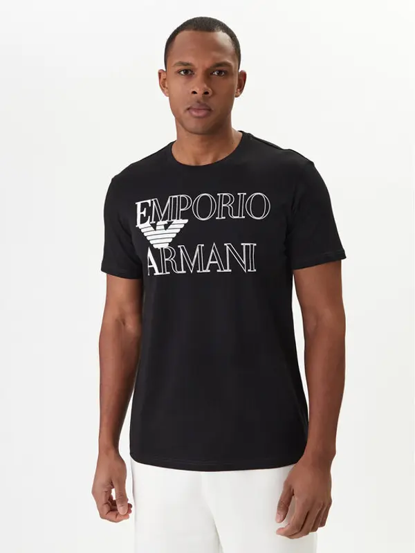 Emporio Armani Emporio Armani T-shirt EM000574 AF20434 UC001 Crna Regular Fit