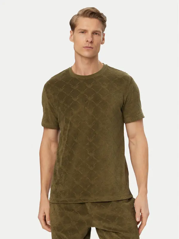 Emporio Armani Emporio Armani T-shirt EM000692 AF20449 F7014 Zelena Regular Fit