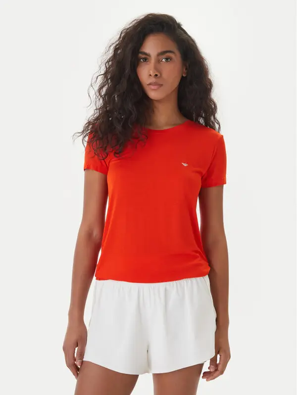 Emporio Armani Emporio Armani T-shirt EW000408 AF19024 U5029 Koraljna Regular Fit