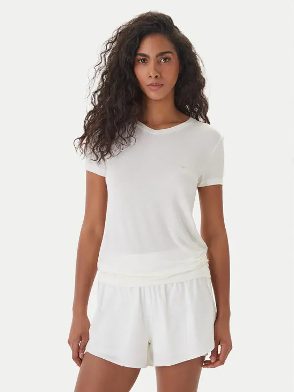 Emporio Armani Emporio Armani T-shirt EW000409 AF19024 U1131 Bijela Regular Fit