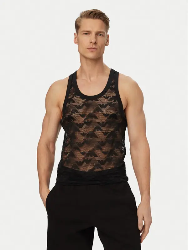 Emporio Armani Emporio Armani Tank top EM002156 AF16108 FC039 Crna Regular Fit