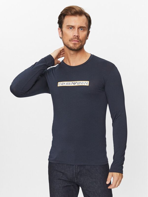 Emporio Armani Underwear Emporio Armani Underwear Majica dugih rukava 111023 3F517 00135 Tamnoplava Regular Fit